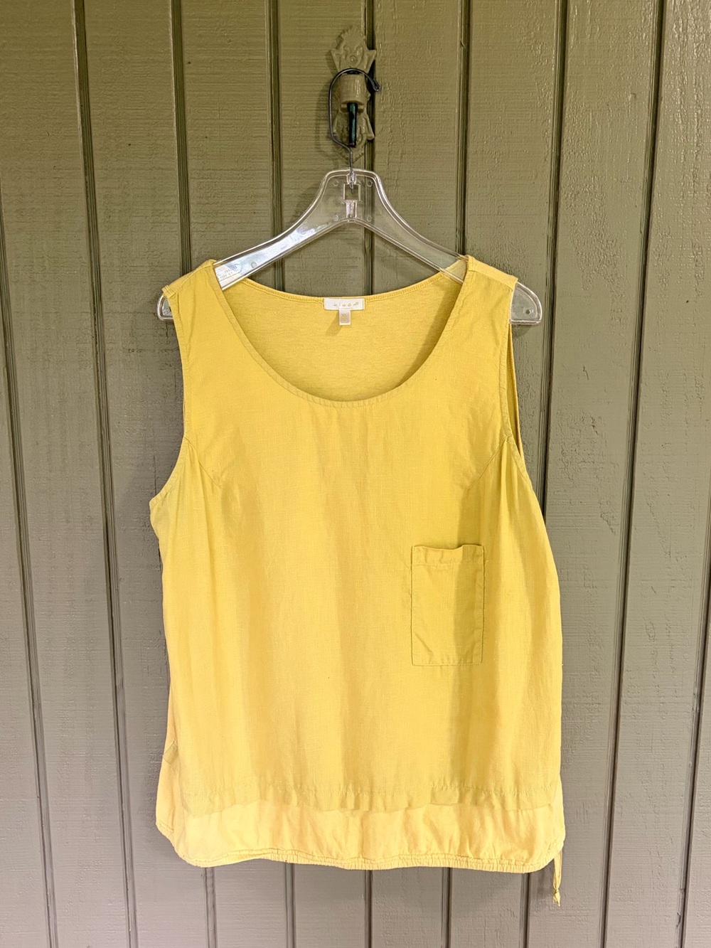 Kleen Neon Green Mixed
Media Pocket Tank XL